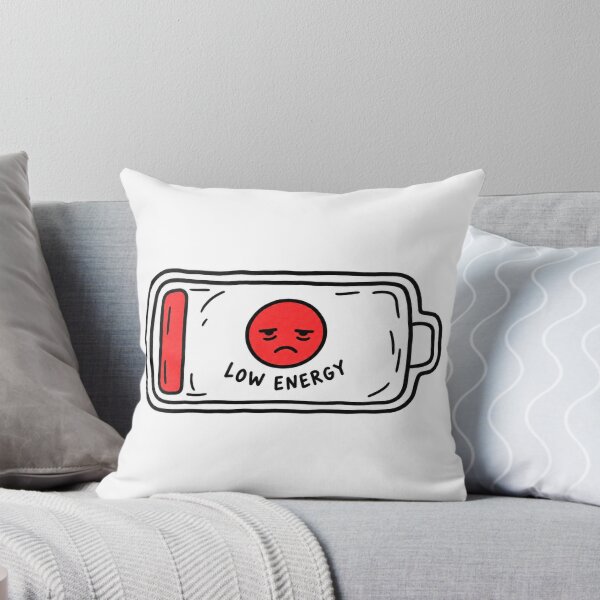 Item preview, Low Energy Battery Battery Humor Sticker designed and sold by LongIslandDesgn.