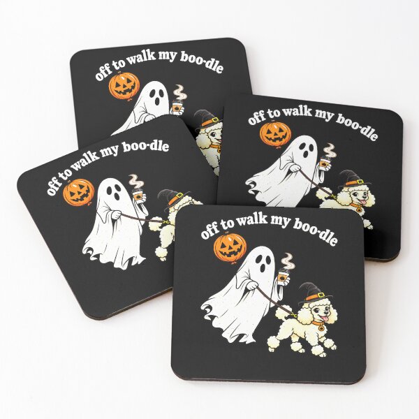 Item preview, Off To Walk My Boo-dle Ghost Poodle Joke designed and sold by elderberry.