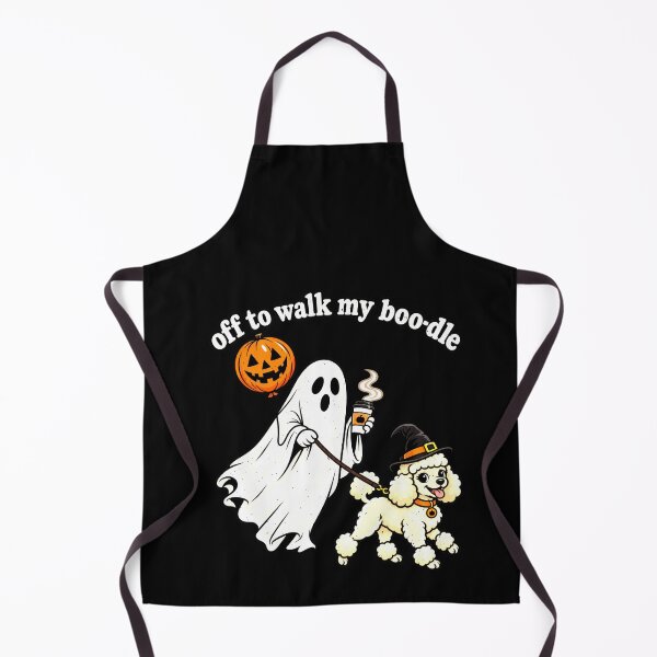 Item preview, Off To Walk My Boo-dle Ghost Poodle Joke designed and sold by elderberry.