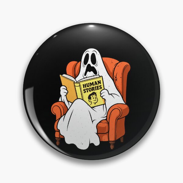 Item preview, HUMAN STORIES Funny Ghost Reader designed and sold by elderberry.