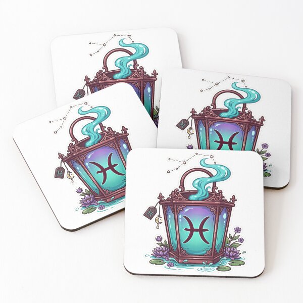 Item preview, Pisces Zodiac Lantern designed and sold by LunaGlow Studio.