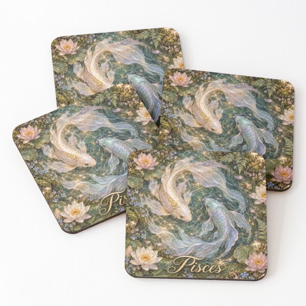Item preview, Pisces Enchanted Zodiac Fantasy Art designed and sold by FairyArtCottage.