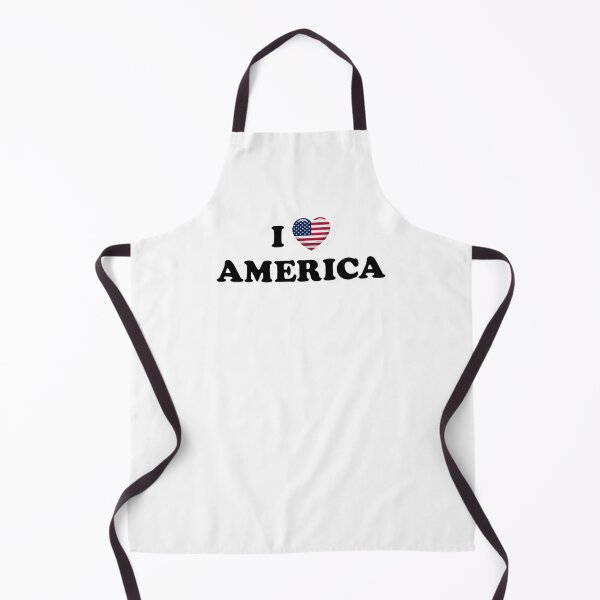 Item preview, I Love America / I Heart America (Black text with flag heart) designed and sold by STUDIO-72.