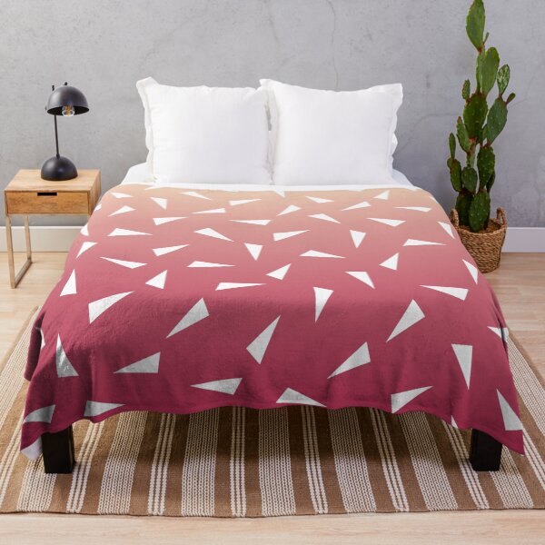 Item preview, Confetti Triangle Cream Crimson Ombre designed and sold by Zaya_art.