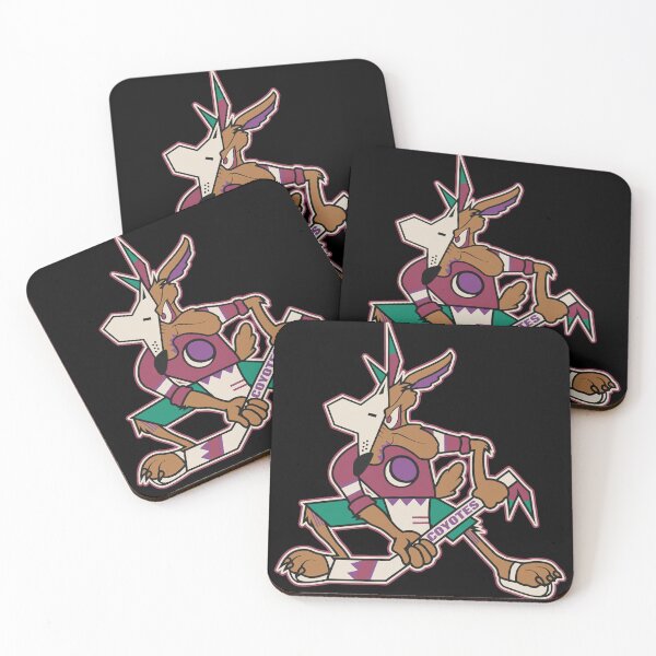 Item preview, Retro Coyote Hockey Mascot Art designed and sold by JOHMONS15.
