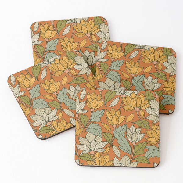 Item preview, Terracota Ochre Lotus designed and sold by Patriciad85.