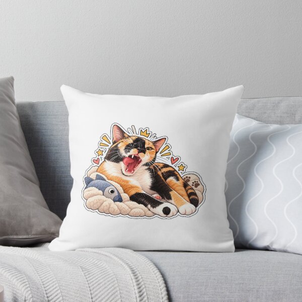 Item preview, Calico Chaos Queen – Funny Cute Cat designed and sold by House of Vardit.