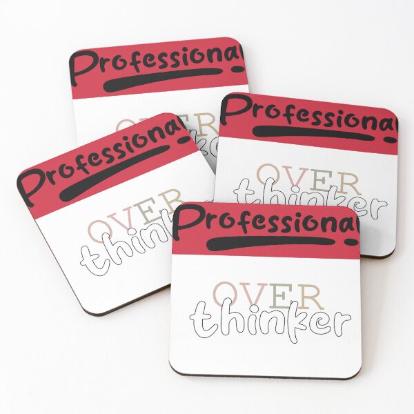 Item preview, Professional Overthinker Funny Quote | Overthinking Humor designed and sold by Shadryx.