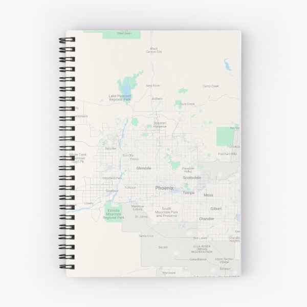 Item preview, Phoenix Interface Map Modern GPS Grid Art designed and sold by YAZ.