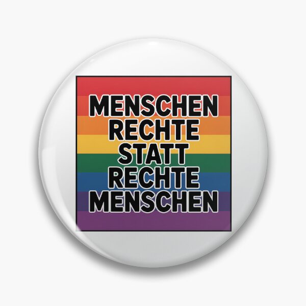 Item preview, Menschenrechte statt Rechte Menschen – Statement für Menschenrechte und Solidarität designed and sold by LoFizzy.