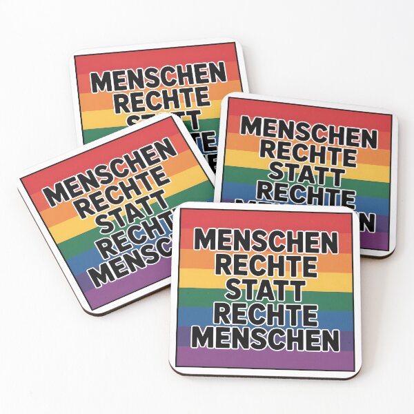 Artikelvorschau, Menschenrechte statt Rechte Menschen – Erklärung für Menschenrechte und Solidarität entworfen und verkauft von LoFizzy.
