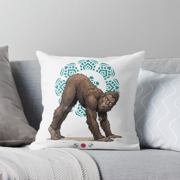 Item preview, Downward Dog Bigfoot Yoga Funny Sasquatch Stretching Cryptid designed and sold by Whimsy Trail Co.