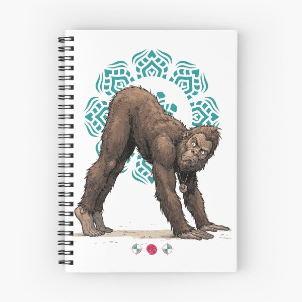 Item preview, Downward Dog Bigfoot Yoga Funny Sasquatch Stretching Cryptid designed and sold by Whimsy Trail Co.