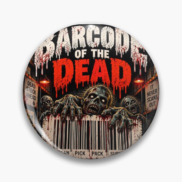 Item preview, Barcode of the Dead – Funny Zombie Warehouse Halloween Design designed and sold by KeeganDykes.