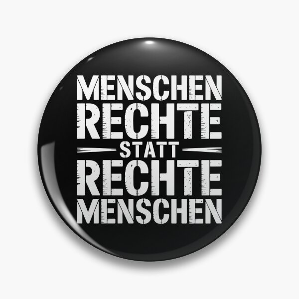 Item preview, Menschenrechte statt Rechte Menschen – Statement für Menschenrechte und Solidarität designed and sold by LoFizzy.