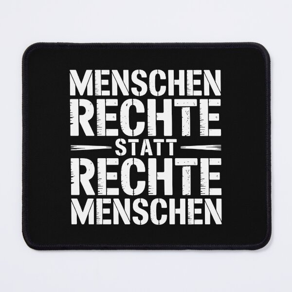 Item preview, Menschenrechte statt Rechte Menschen – Statement für Menschenrechte und Solidarität designed and sold by LoFizzy.