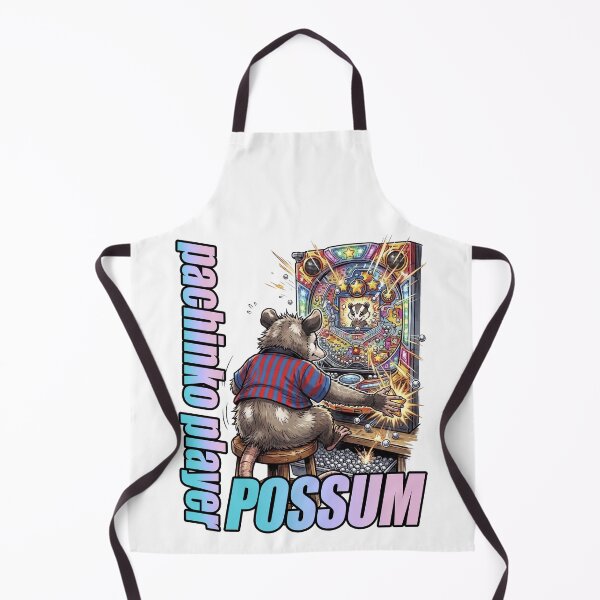 Item preview, Possum Pinball Gamer – Retro Japanese Pachinko Machine Animal Gaming Shirt designed and sold by LOVEARTDESIGN.