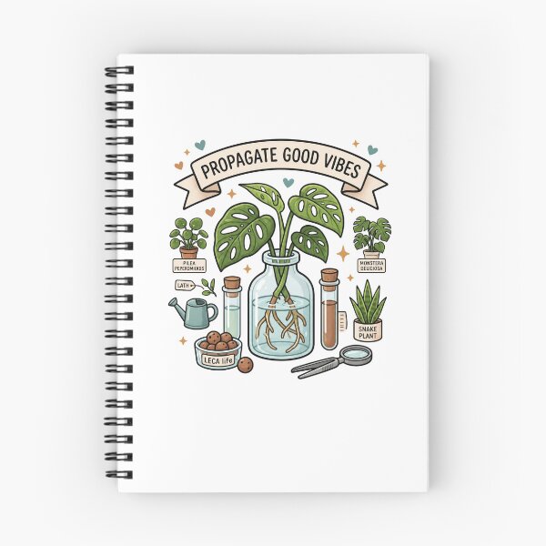 Item preview, Propagate Good Vibes Monstera Prop Bag Houseplant Propagator designed and sold by Anno Meister.