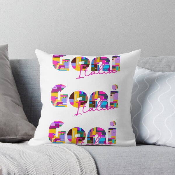 Item preview, Goni, Sud Sardegna, Italy, Italia, colorful typography design for travellers designed and sold by Wanderful-roads.