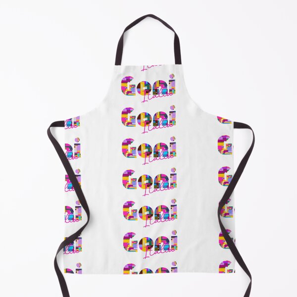 Item preview, Goni, Sud Sardegna, Italy, Italia, colorful typography design for travellers designed and sold by Wanderful-roads.