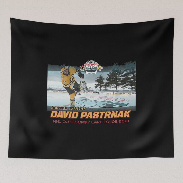 Item preview, David Pastrnak Bruins NHL Outdoors Lake Tahoe 2021 designed and sold by JOHMONS15.