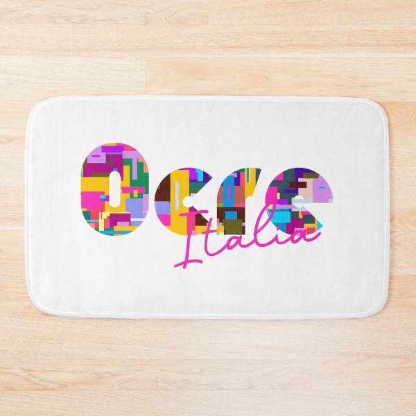 Item preview, Ocre, Aquila, Italy, Italia, colorful typography design for travellers designed and sold by Wanderful-roads.