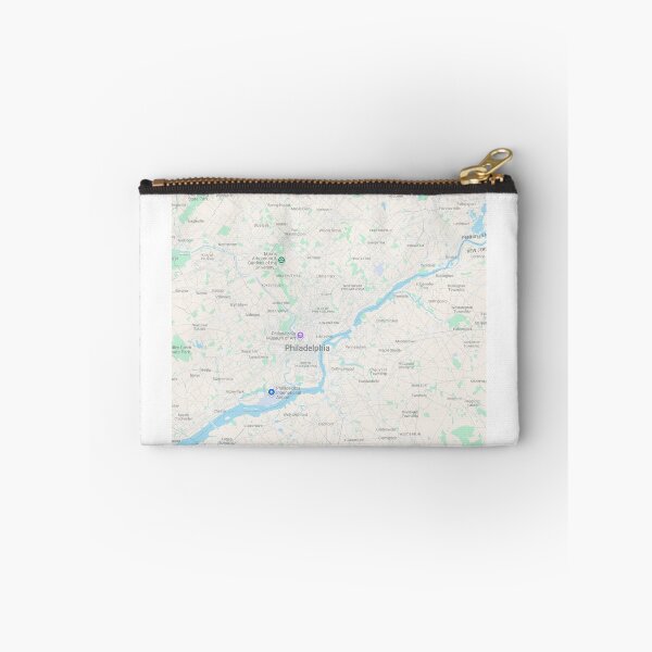 Item preview, Philadelphia Interface Map Modern GPS Grid Art designed and sold by YAZ.