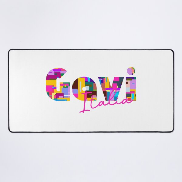 Item preview, Gavi, Alessandria, Italy, Italia, colorful typography design for travellers designed and sold by Wanderful-roads.