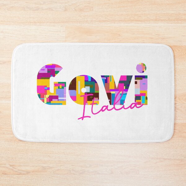 Item preview, Gavi, Alessandria, Italy, Italia, colorful typography design for travellers designed and sold by Wanderful-roads.