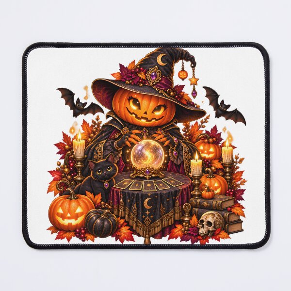 Item preview, Enchanted Pumpkin Seer – Gothic Halloween designed and sold by Clothes With Smiling Animals Walt Gral.