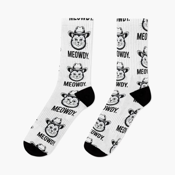 Item preview, Meowdy Grumpy Cowboy Cat – Funny Western Cat Pun designed and sold by LoFizzy.