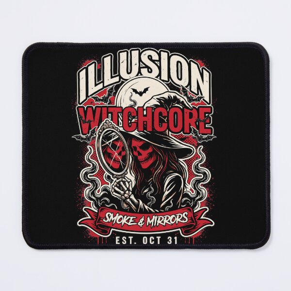 Item preview, Illusion Witchcore Smoke and Mirrors Halloween Design Graphic Tee v5 designed and sold by DarylWelsh2024.