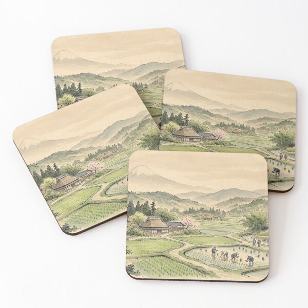 Item preview, Japanese countryside scene designed and sold by chubi1616.