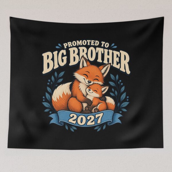 Item preview, Promoted to Big Brother 2027 Fox Baby Announcement designed and sold by Trendably.