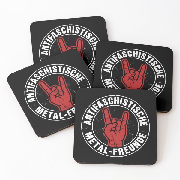 Item preview, Antifascist Metalheads - Linke Antifa Merch designed and sold by LoFizzy.