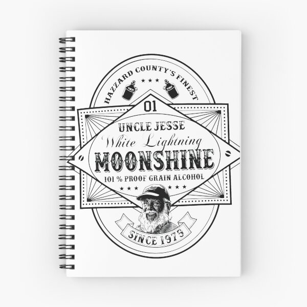 Item preview, Uncle Jesse White Lightning Moonshine Label designed and sold by JOHMONS15.