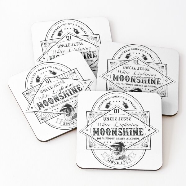 Item preview, Uncle Jesse White Lightning Moonshine Label designed and sold by JOHMONS15.