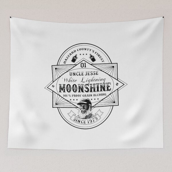 Item preview, Uncle Jesse White Lightning Moonshine Label designed and sold by JOHMONS15.