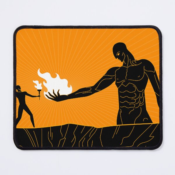 Item preview, prometheus giving the divine fire of the gods to humanity designed and sold by matintheworld ( delcarmat ).