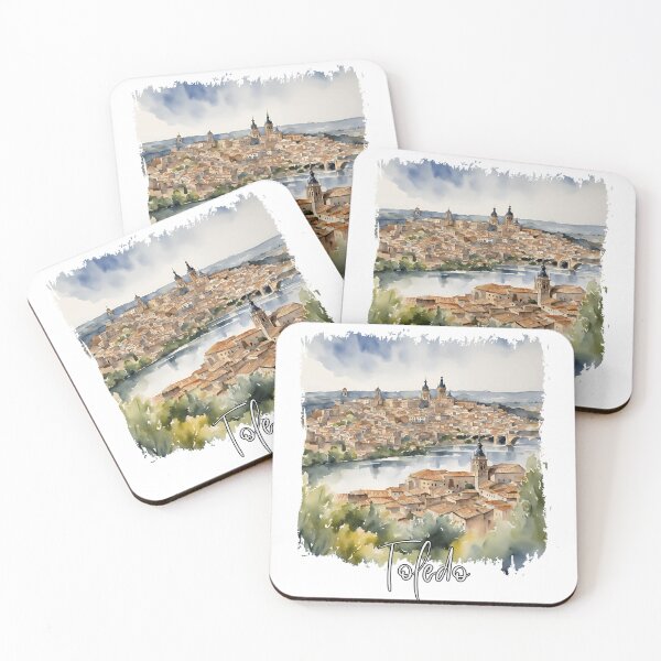 Item preview, Watercolor of Toledo, Toledo, Spain designed and sold by Dressyourflag.