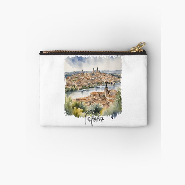 Artikelvorschau, Aquarell von Toledo, Spanien entworfen und verkauft von Dressyourflag.