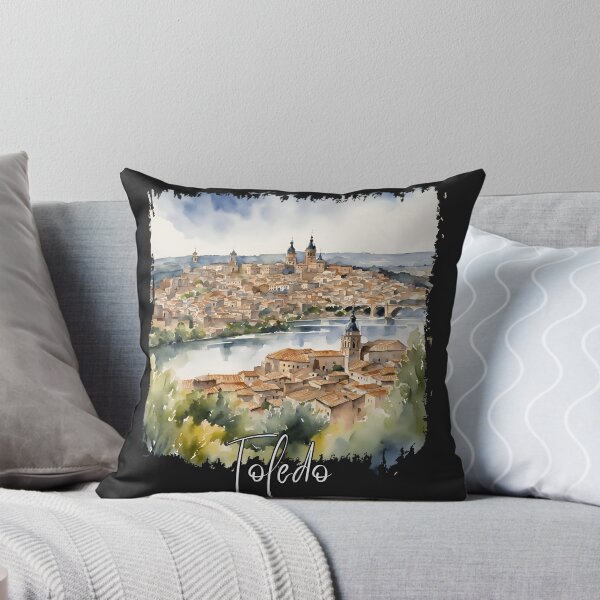 Item preview, Watercolor of Toledo, Toledo, Spain designed and sold by Dressyourflag.