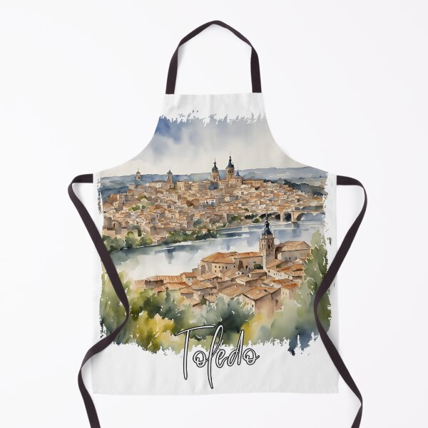 Item preview, Watercolor of Toledo, Toledo, Spain designed and sold by Dressyourflag.