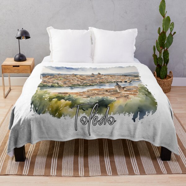 Item preview, Watercolor of Toledo, Toledo, Spain designed and sold by Dressyourflag.