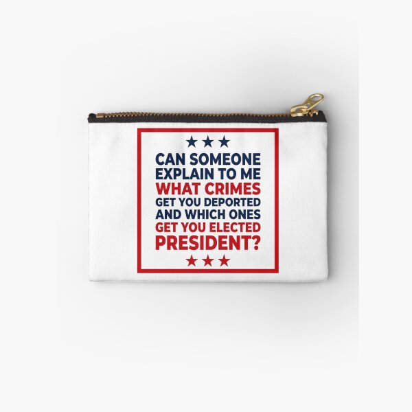 Item preview, What Crimes Get You Deported Or Elected President Funny Anti Trump Felon Political Satire    designed and sold by raedattia.