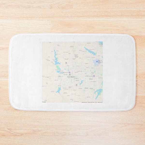 Item preview, Fort Worth Interface Map Modern GPS Grid Art designed and sold by YAZ.