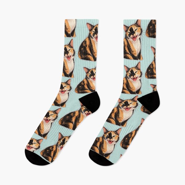 Item preview, Calico Chaos – Sassy Smiling Cat designed and sold by House of Vardit.