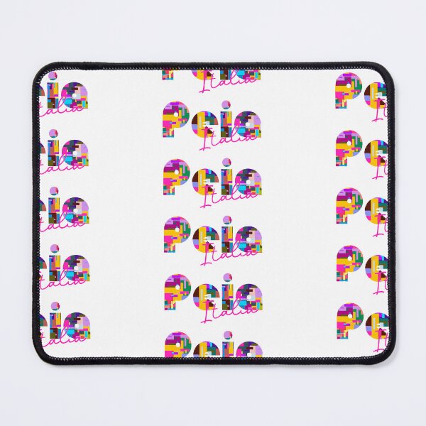 Item preview, Peia, Bergamo, Italy, Italia, colorful typography design for travellers designed and sold by Wanderful-roads.