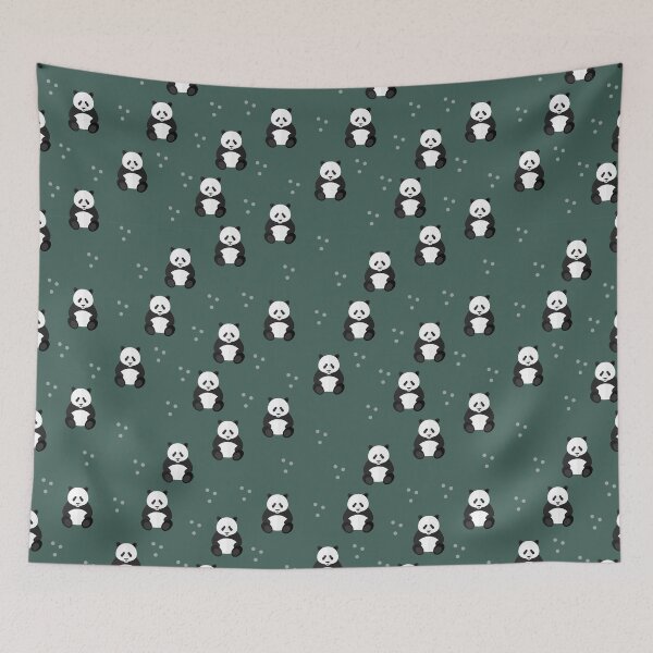 Item preview, Pandas on green designed and sold by reneesillus.