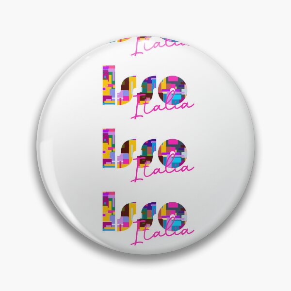 Item preview, Isso, Bergamo, Italy, Italia, colorful typography design for travellers designed and sold by Wanderful-roads.